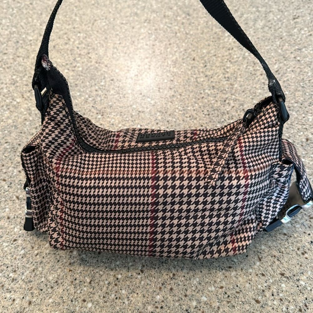 LAUREN RALPH LAUREN Nylon Houndstooth Shoulder Bag - Picture 10 of 15